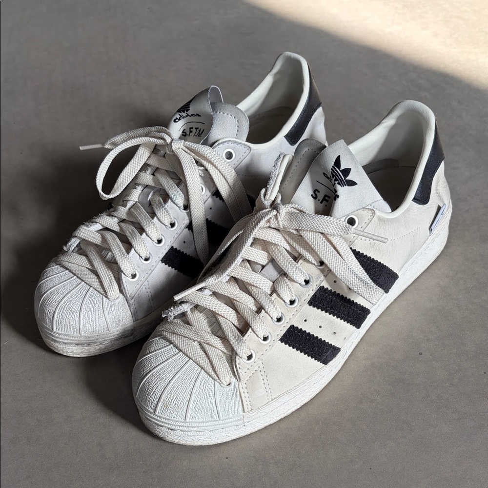 Song For The Mute Adidas Superstar Trainers Womens 9/ Men’s 7